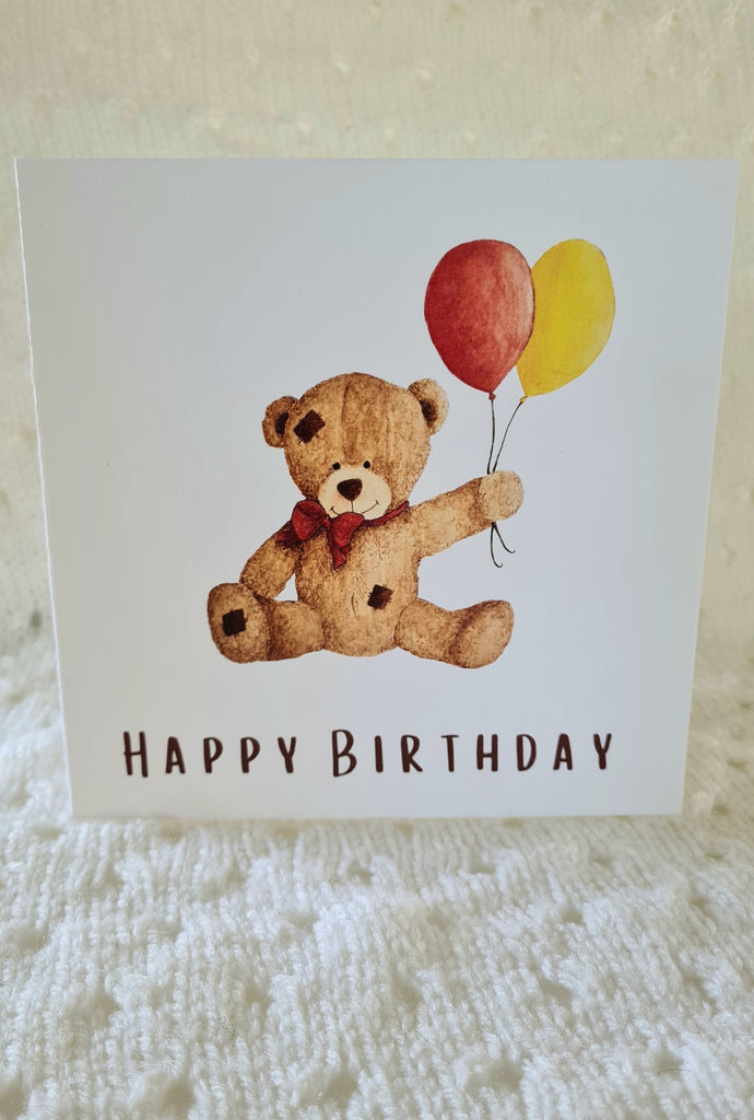 ‘Birthday Bear’ Birthday Card