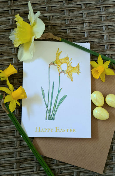 Daffodil Easter Card