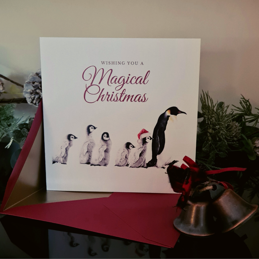 Little Life Penguin Family Christmas card