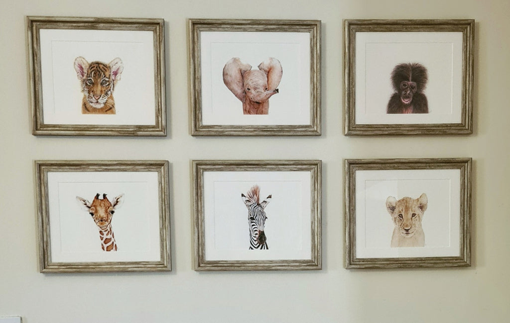 Baby Elephant Art Print