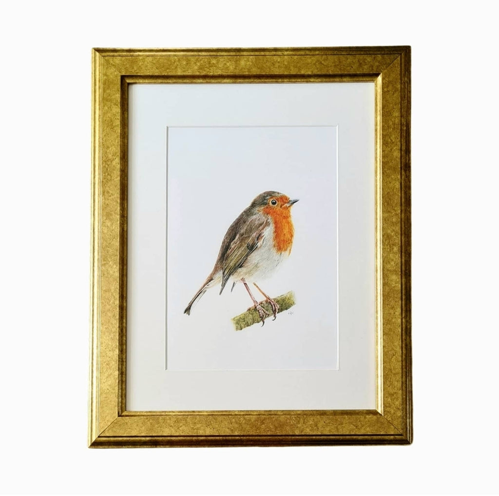 ‘Songbird’ Robin Art Print.