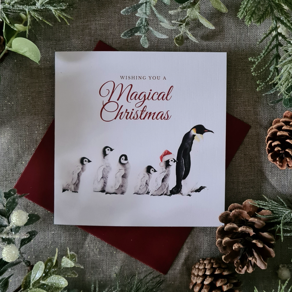 Little life penguin christmas card